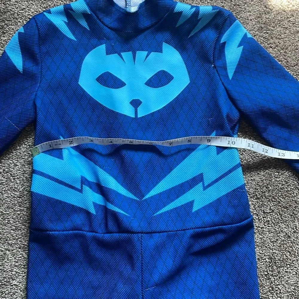 PJ Mask Bundle -Catboy Kids Costume, T-shirt w cape, long sleeve, PJ Masks shoes